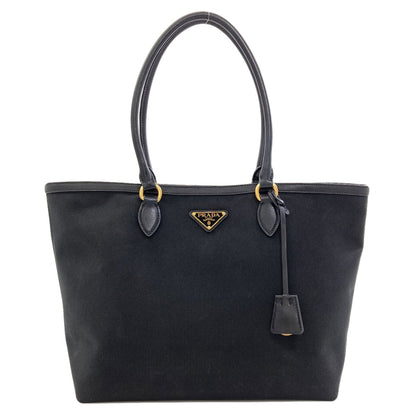 PRADA Logo Hardware Tote Bag Canvas Ladies [Used]