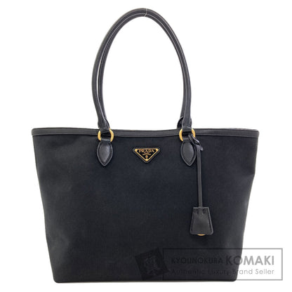 PRADA Logo Hardware Tote Bag Canvas Ladies [Used]