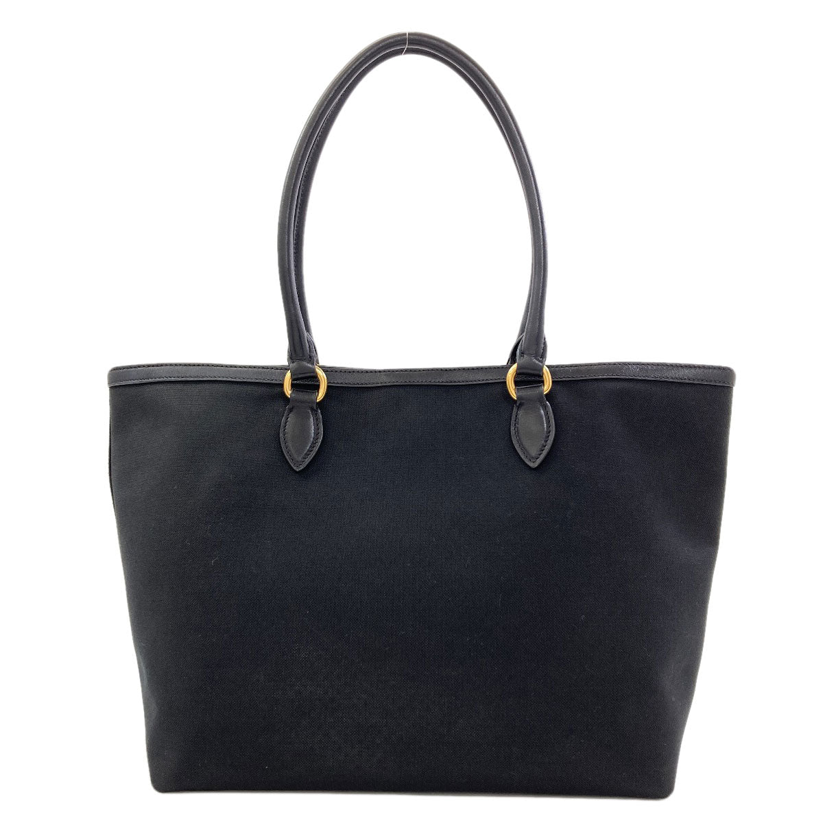PRADA Logo Hardware Tote Bag Canvas Ladies [Used]