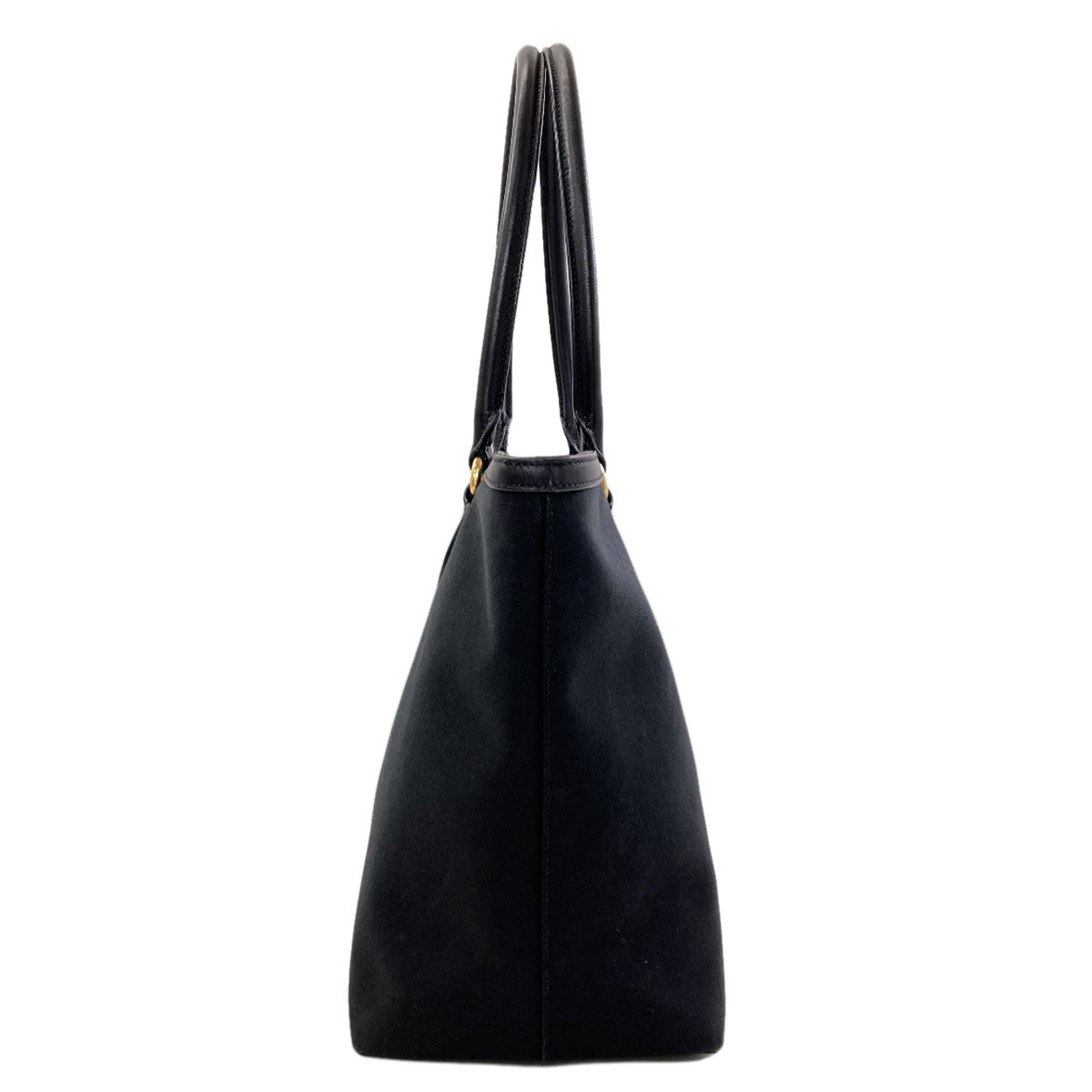 PRADA Logo Hardware Tote Bag Canvas Ladies [Used]