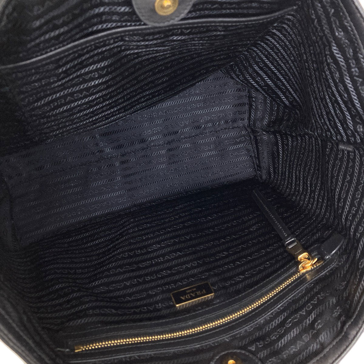 PRADA Logo Hardware Tote Bag Canvas Ladies [Used]