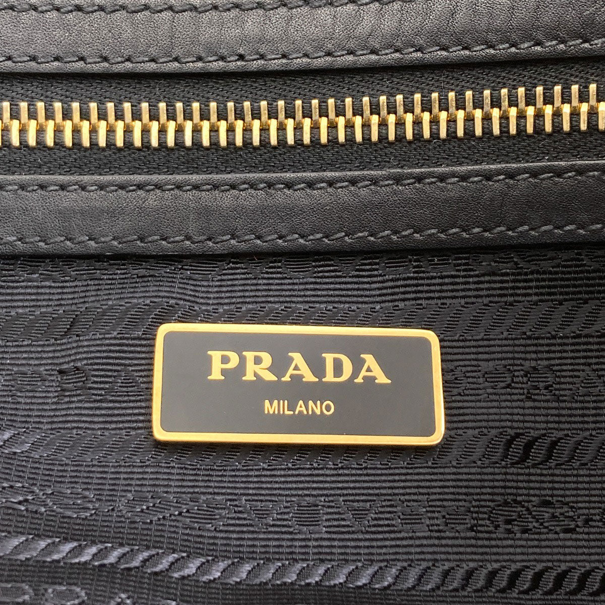 PRADA Logo Hardware Tote Bag Canvas Ladies [Used]