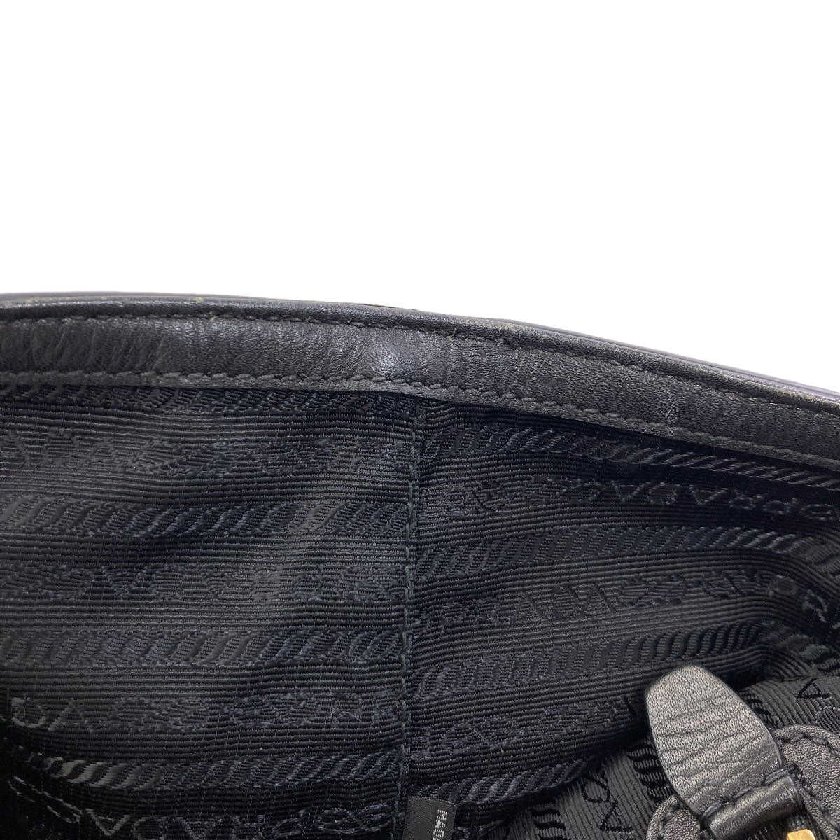 PRADA Logo Hardware Tote Bag Canvas Ladies [Used]
