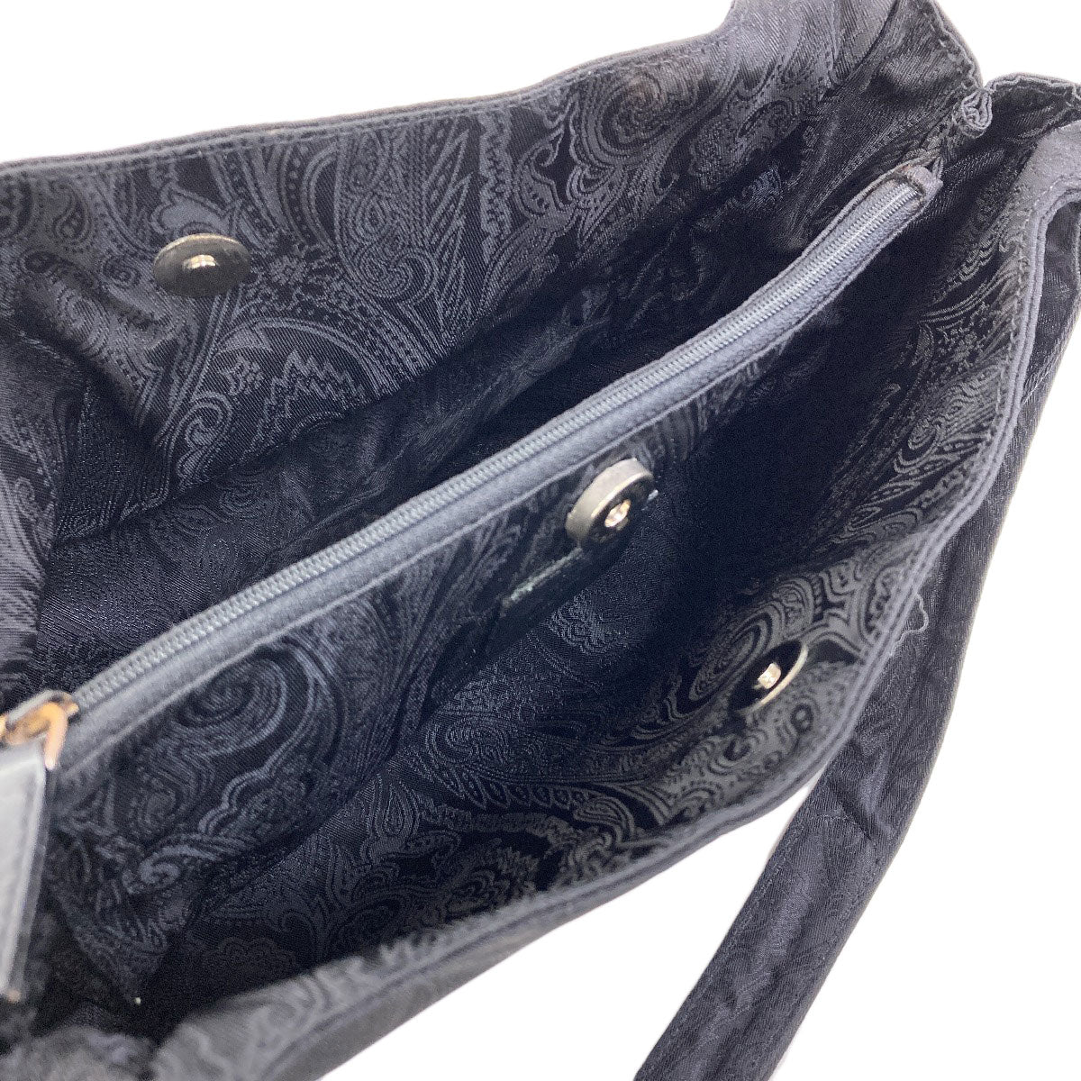 ETRO Paisley pattern Handbag Canvas Ladies [Used]