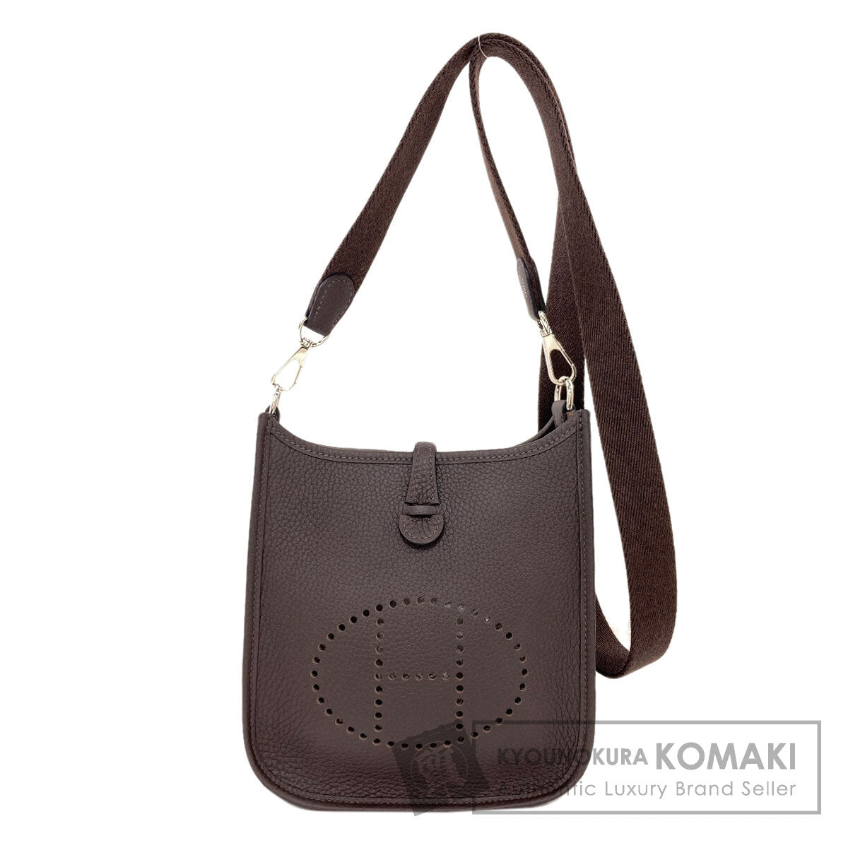 HERMES EvelyneTPM SilverHardware Shoulder Bag Taurillon Clemence Ladies [Used]
