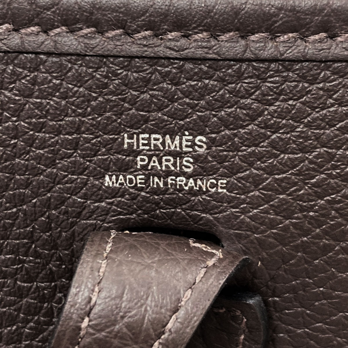 HERMES EvelyneTPM SilverHardware Shoulder Bag Taurillon Clemence Ladies [Used]