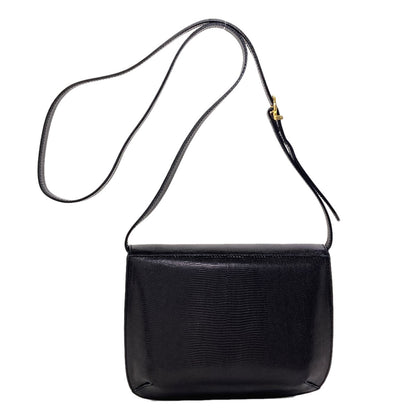 Salvatore Ferragamo Long Shoulder Embossed Shoulder Bag Calf Ladies [Used]