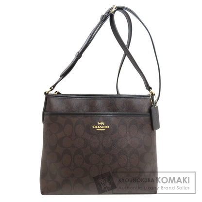 COACH F29210 Long Shoulder Signature Shoulder Bag PVC Ladies [Used]