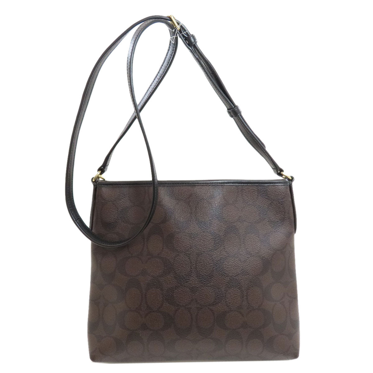 COACH F29210 Long Shoulder Signature Shoulder Bag PVC Ladies [Used]