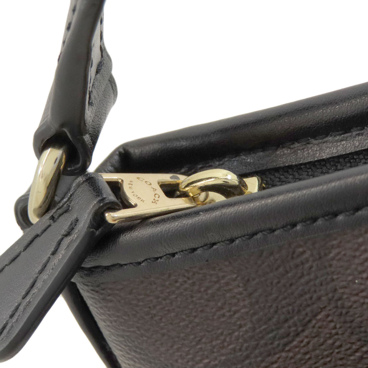 COACH F29210 Long Shoulder Signature Shoulder Bag PVC Ladies [Used]