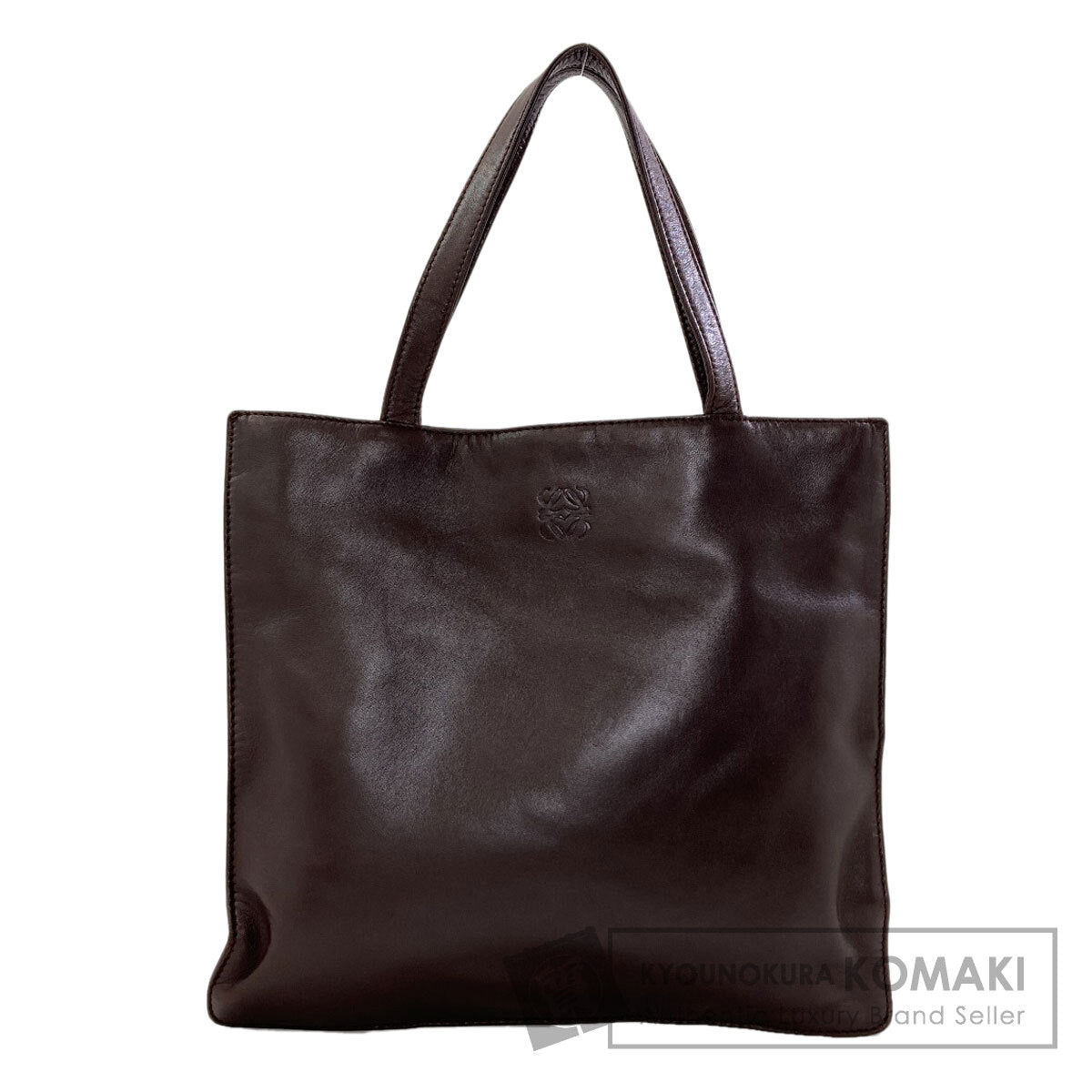 LOEWE square anagram Handbag Lambskin Ladies [Used]