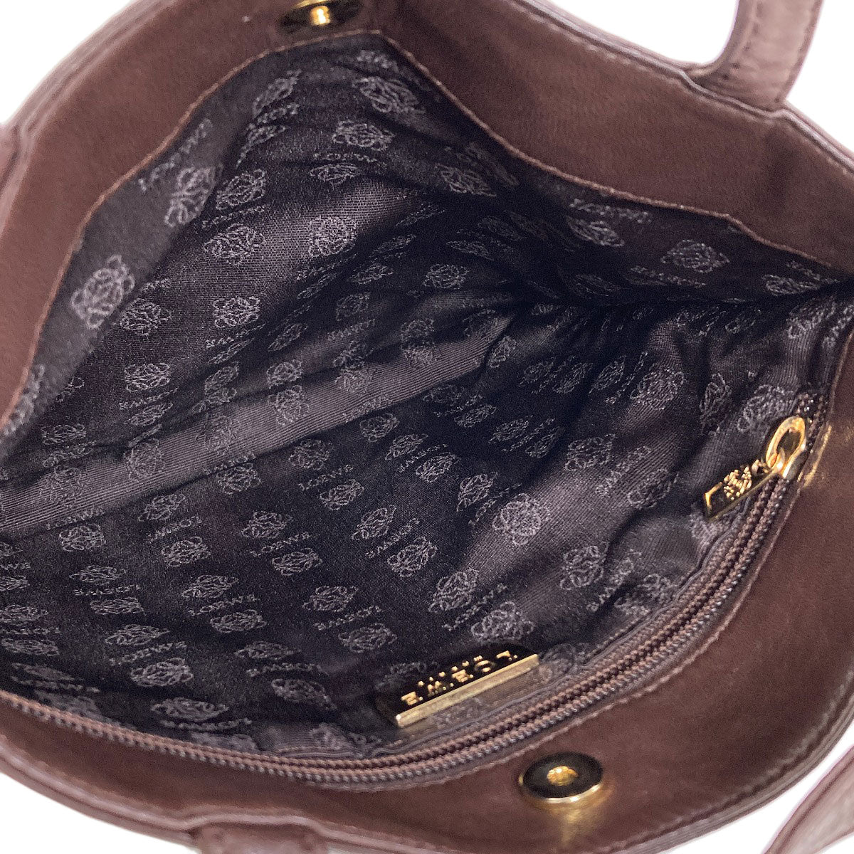 LOEWE square anagram Handbag Lambskin Ladies [Used]