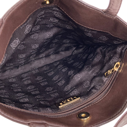 LOEWE square anagram Handbag Lambskin Ladies [Used]