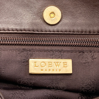 LOEWE square anagram Handbag Lambskin Ladies [Used]