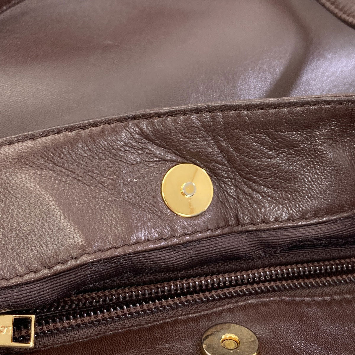 LOEWE square anagram Handbag Lambskin Ladies [Used]