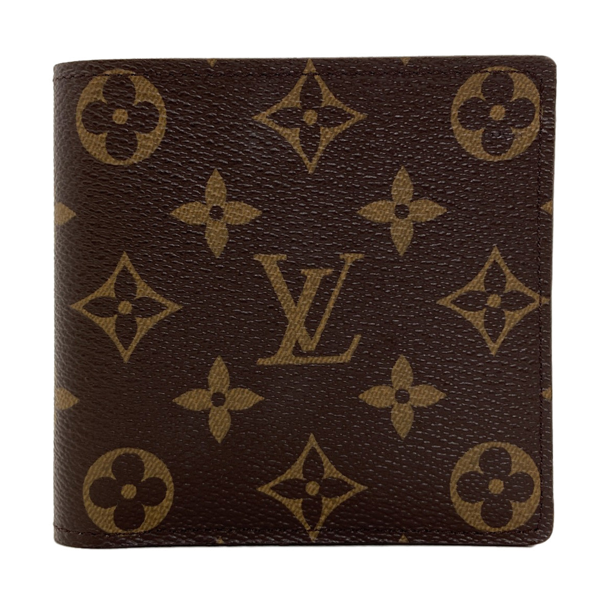 LOUIS VUITTON M61675 Portefeiulle・Marco Bifold Wallet with Coin Pocket Monogram canvas mens [Used]