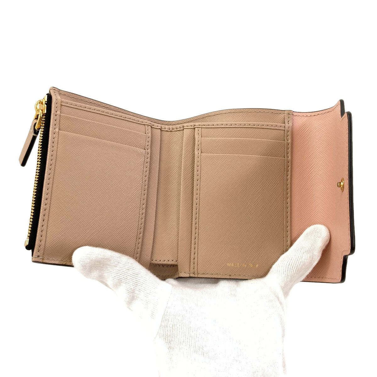 MARNI logo Tri-fold wallet (with Coin Pocket) PVC Ladies [Used]