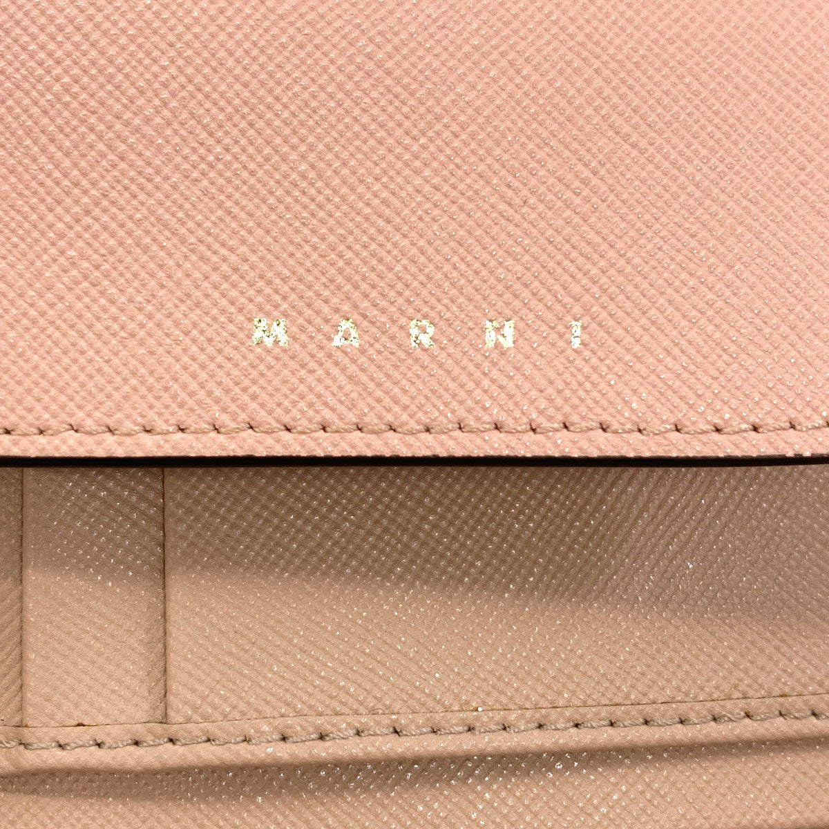 MARNI logo Tri-fold wallet (with Coin Pocket) PVC Ladies [Used]