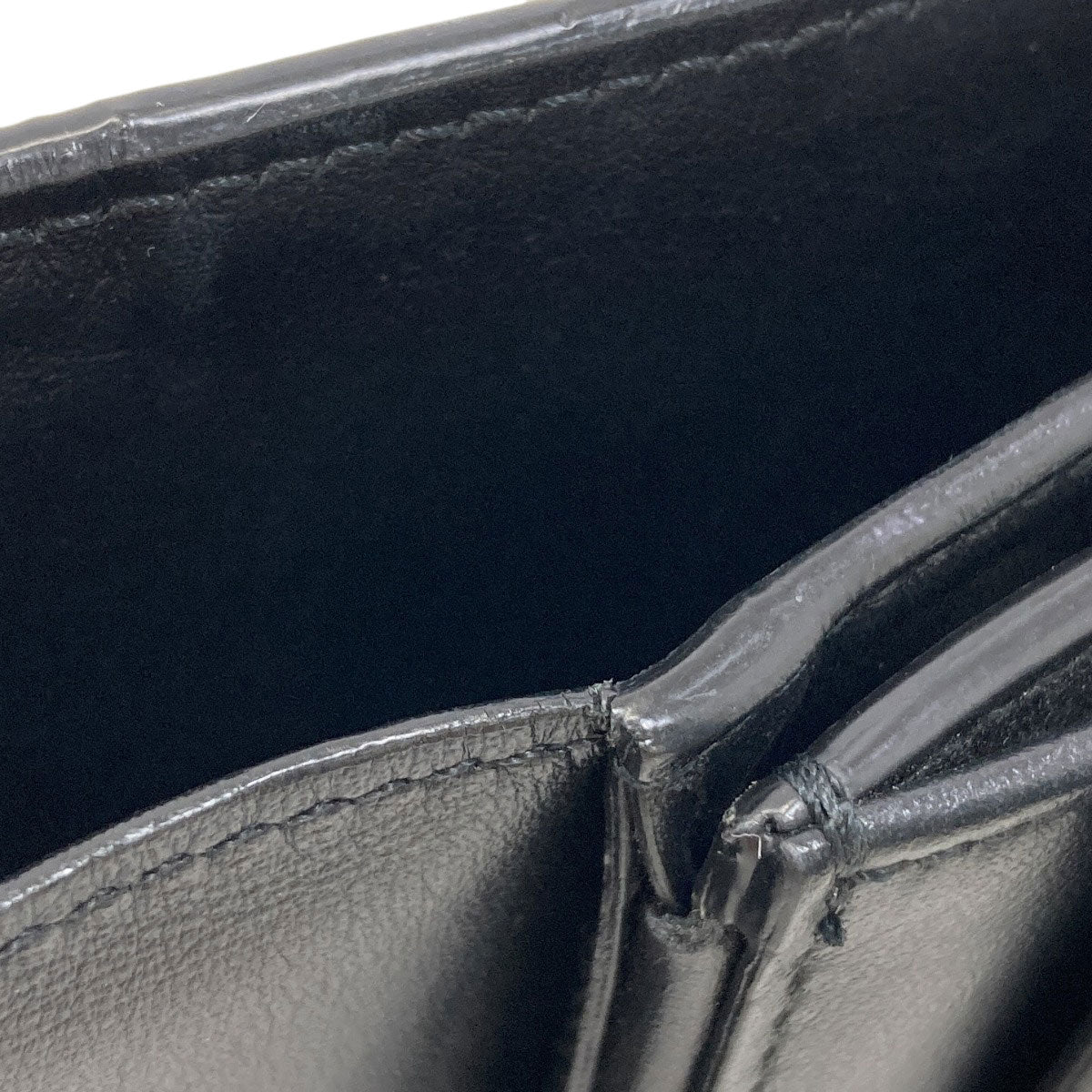 CELINE Small flap wallet Triomphe Tri-fold wallet (with Coin Pocket) Leather Ladies [Used]