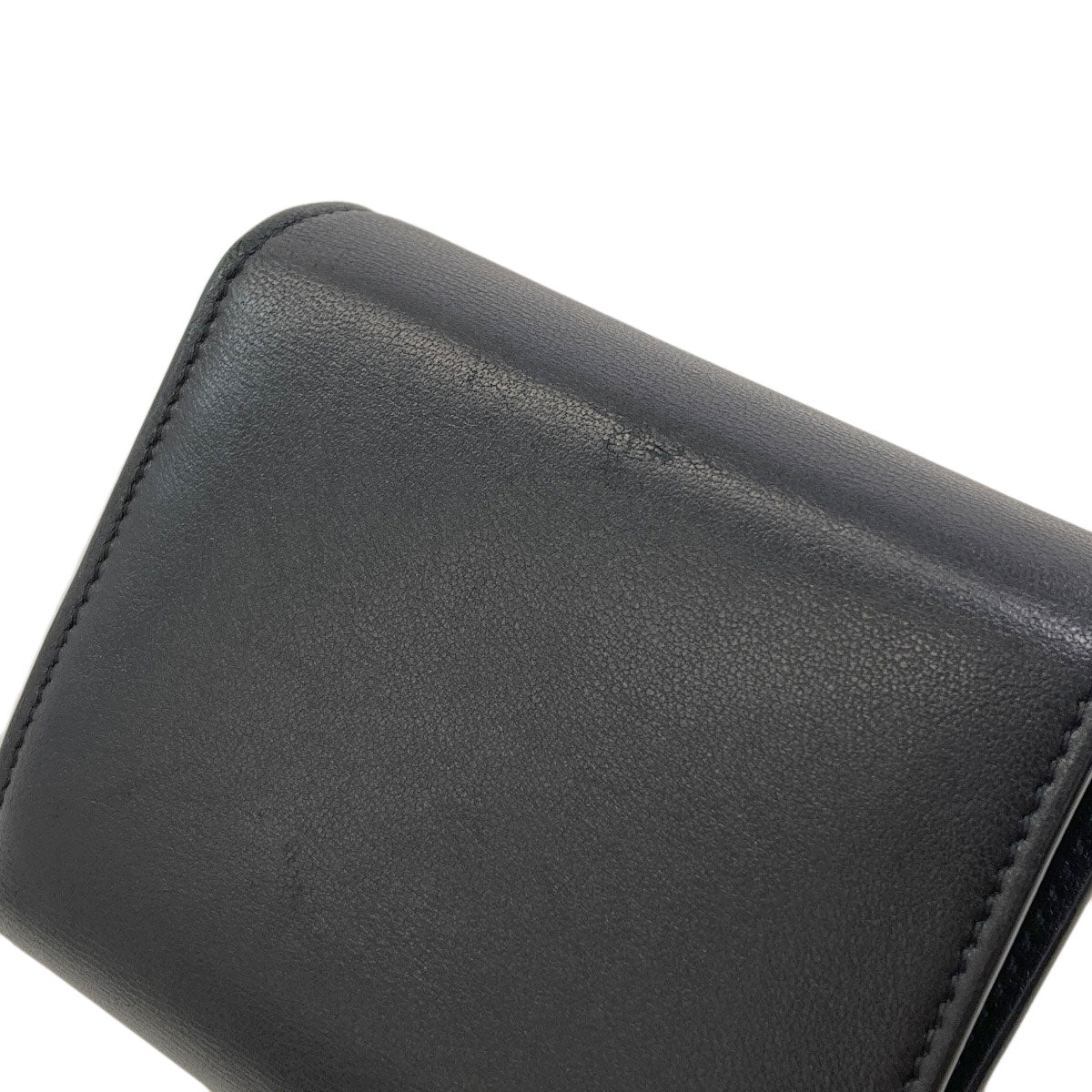 CELINE Small flap wallet Triomphe Tri-fold wallet (with Coin Pocket) Leather Ladies [Used]