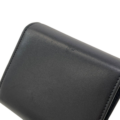 CELINE Small flap wallet Triomphe Tri-fold wallet (with Coin Pocket) Leather Ladies [Used]