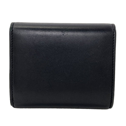 CELINE Small flap wallet Triomphe Tri-fold wallet (with Coin Pocket) Leather Ladies [Used]