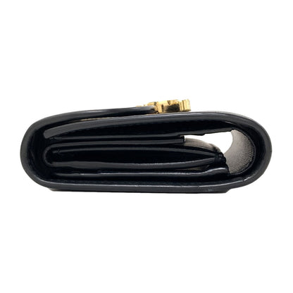 CELINE Small flap wallet Triomphe Tri-fold wallet (with Coin Pocket) Leather Ladies [Used]