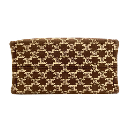 CELINE Small Cover Thais Triomphe 2WAY Handbag Canvas Ladies [Used]