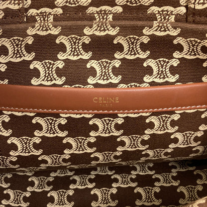 CELINE Small Cover Thais Triomphe 2WAY Handbag Canvas Ladies [Used]