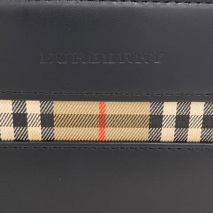 BURBERRY Burberry Check Handbag Leather Ladies [Used]