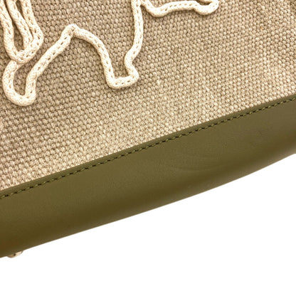 HUNTING WORLD Corda 2WAY Handbag Canvas Ladies [Used]
