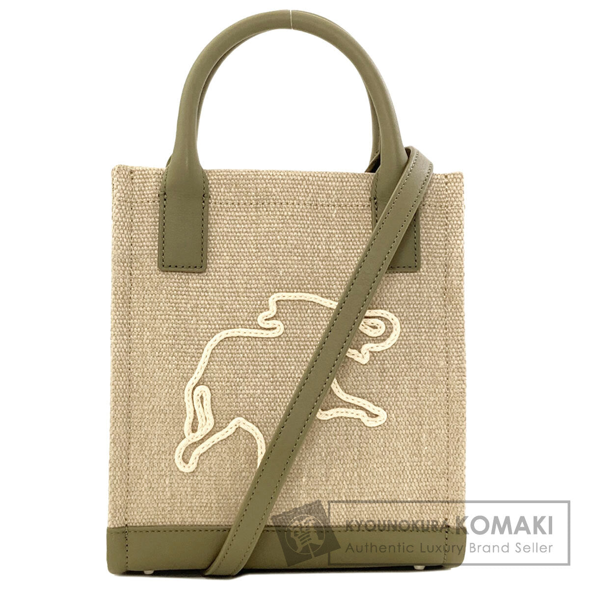 HUNTING WORLD Corda 2WAY Handbag Canvas Ladies [Used]