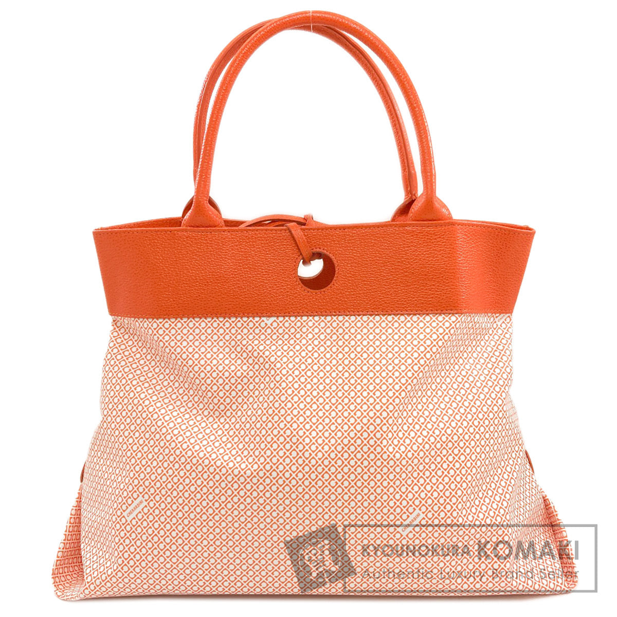 GHERARDINI Softie logo motif Tote Bag Polyester Polyurethane coatingLadies [Used]
