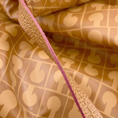 GHERARDINI Softie logo motif reversible Tote Bag Polyester Polyurethane coatingLadies [Used]