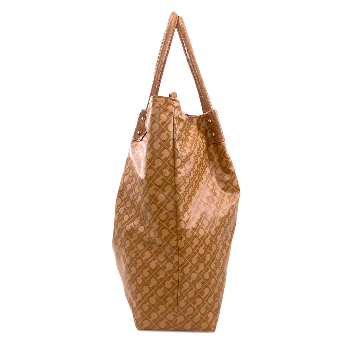 GHERARDINI Softie logo motif reversible Tote Bag Polyester Polyurethane coatingLadies [Used]