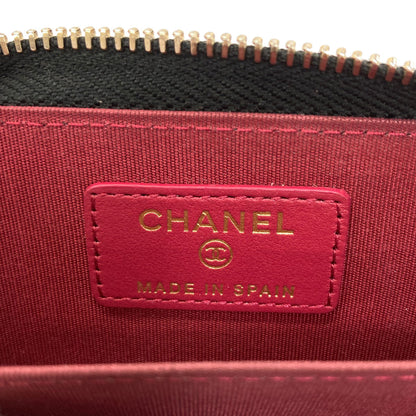 CHANEL Chanel 19 Matelasse GoldHardware coin purse Lambskin Ladies [Used]