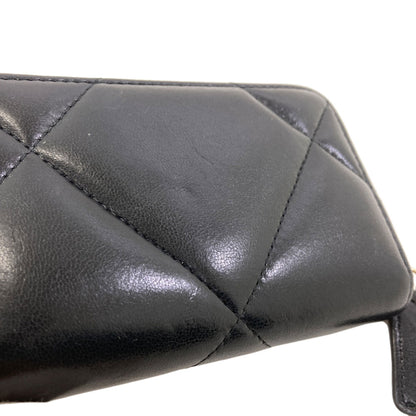 CHANEL Chanel 19 Matelasse GoldHardware coin purse Lambskin Ladies [Used]