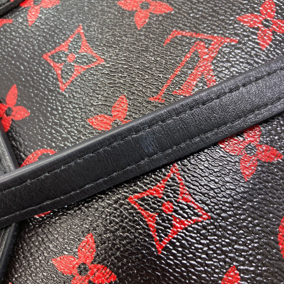 LOUIS VUITTON M50217 Dorasoft BB Handbag Monogram Rouge Ladies [Used]