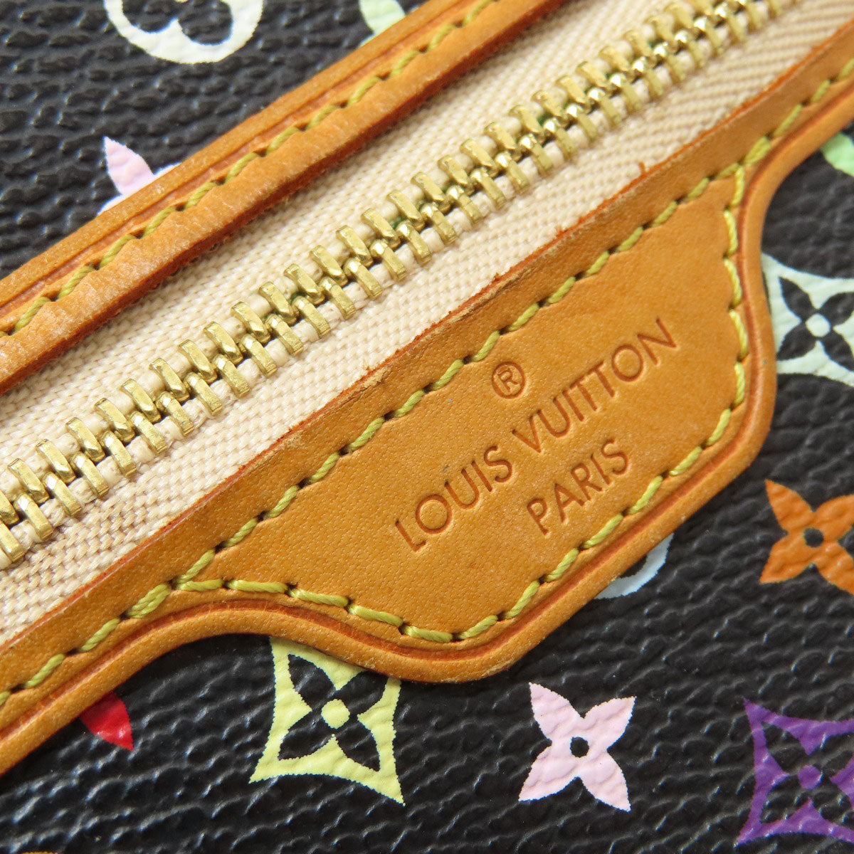 LOUIS VUITTON M60031 Pochette MM coin purse Monogram Multicolore canvas Ladies [Used]