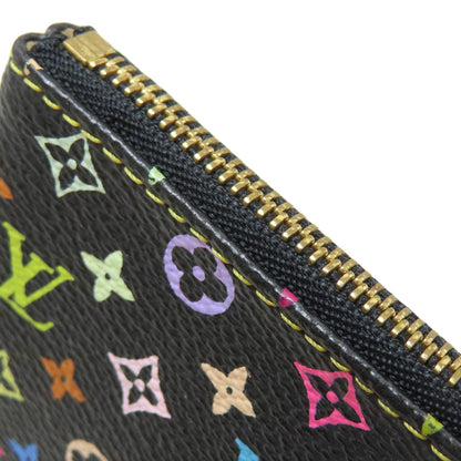 LOUIS VUITTON M60031 Pochette MM coin purse Monogram Multicolore canvas Ladies [Used]