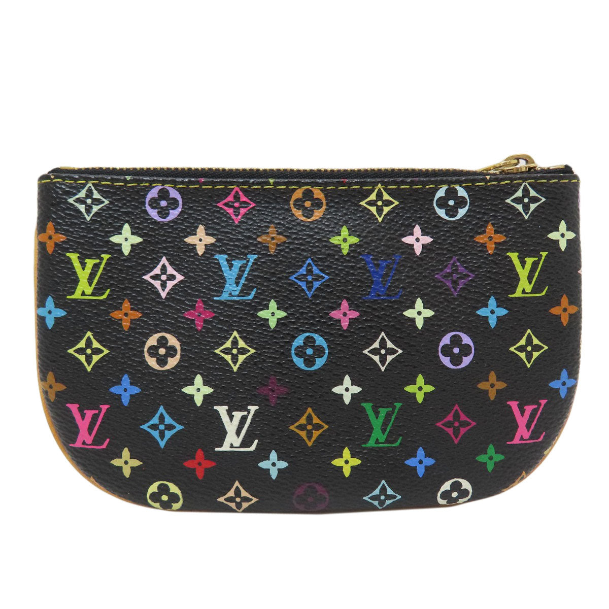 LOUIS VUITTON M60031 Pochette MM coin purse Monogram Multicolore canvas Ladies [Used]