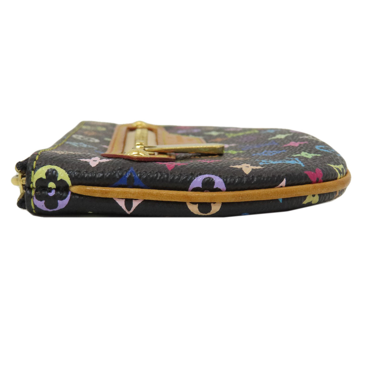 LOUIS VUITTON M60031 Pochette MM coin purse Monogram Multicolore canvas Ladies [Used]