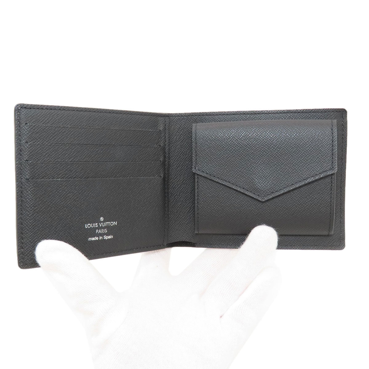 LOUIS VUITTON M62289 Portefeiulle・Marco NM Bifold Wallet with Coin Pocket Epi Leather mens [Used]
