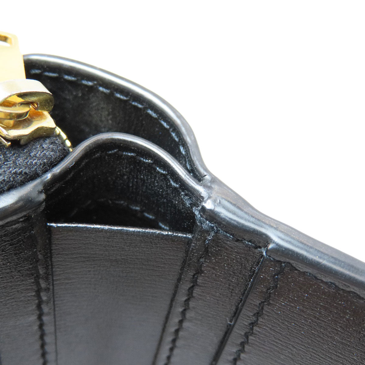 YVES SAINT LAURENT Cassandra Bifold Wallet with Coin Pocket Calf Ladies [Used]