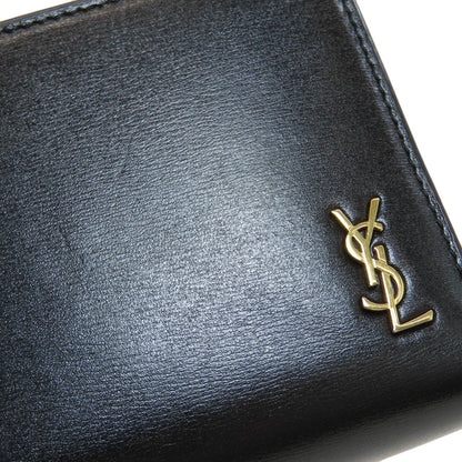 YVES SAINT LAURENT Cassandra Bifold Wallet with Coin Pocket Calf Ladies [Used]
