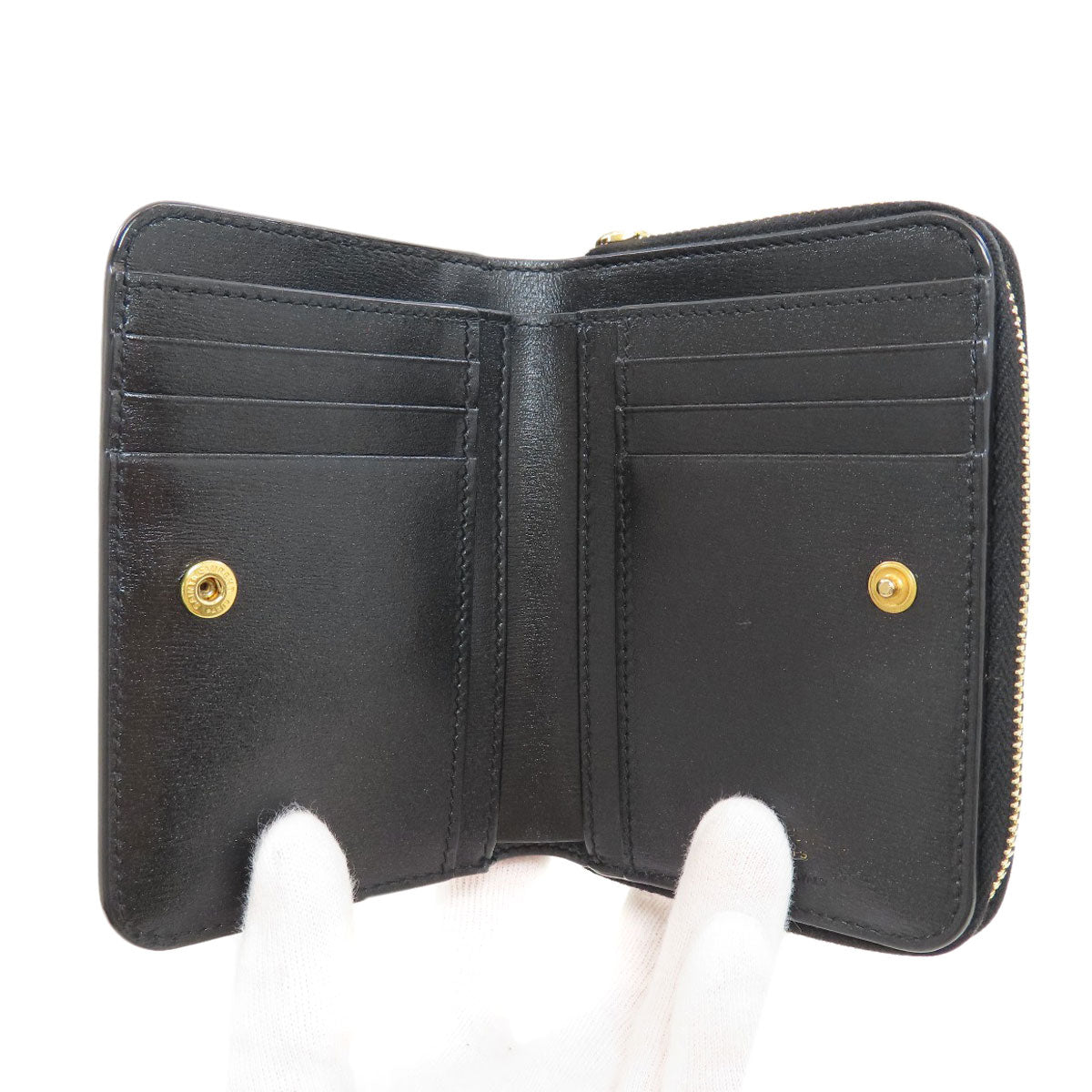 YVES SAINT LAURENT Cassandra Bifold Wallet with Coin Pocket Calf Ladies [Used]