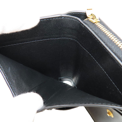 YVES SAINT LAURENT Cassandra Bifold Wallet with Coin Pocket Calf Ladies [Used]