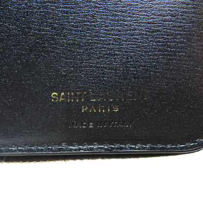 YVES SAINT LAURENT Cassandra Bifold Wallet with Coin Pocket Calf Ladies [Used]