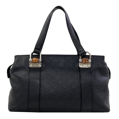 GUCCI 355772 Outlet GG Signature Guccissima Bamboo 2-Way Bag Tote Bag Leather Ladies [Used]
