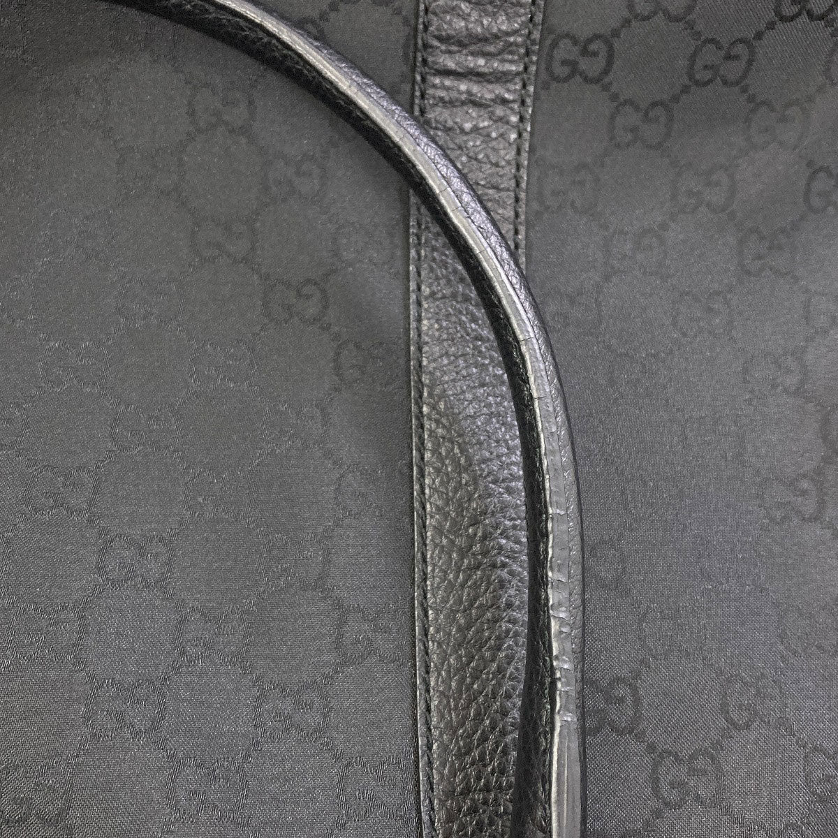 GUCCI 327793 Outlet GG Tote Bag Nylon LeatherLadies [Used]